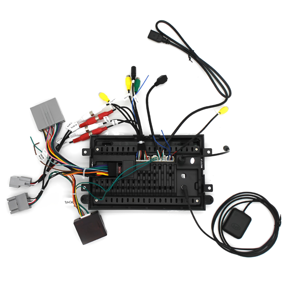 Android 13 Car Stereo for Ford F150/F250 (2004–2014) – 7" Touchscreen with Built-in CarPlay & Android Auto, 4+64GB, AHD Backup Camera & Mic