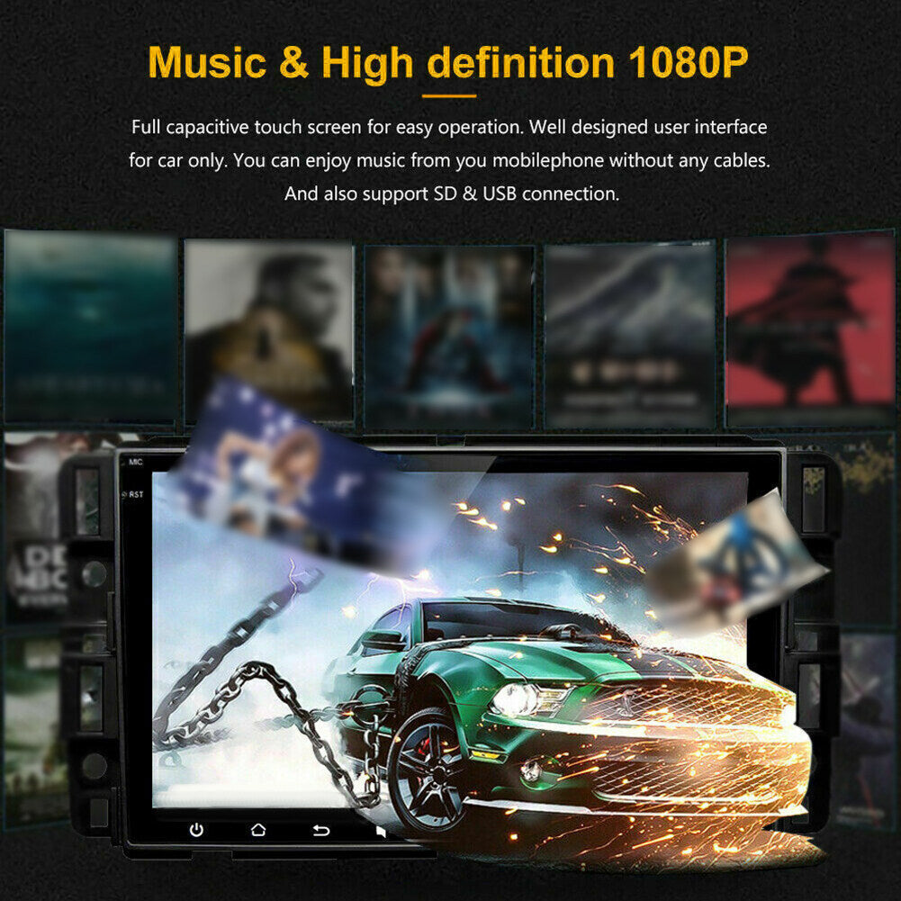 8inch Car Stereo Radio GPS Navi Compatible for Chevrolet GMC Android 13