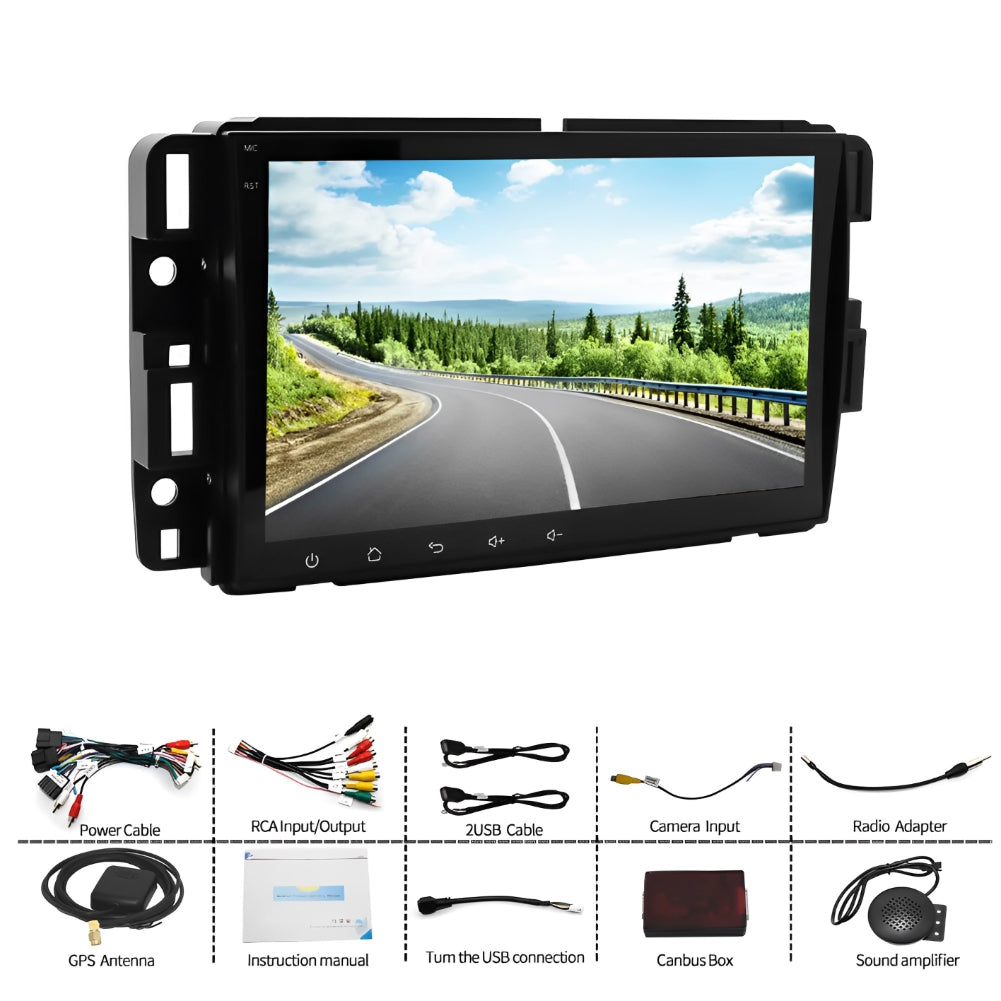8inch Car Stereo Radio GPS Navi Compatible for Chevrolet GMC Android 13
