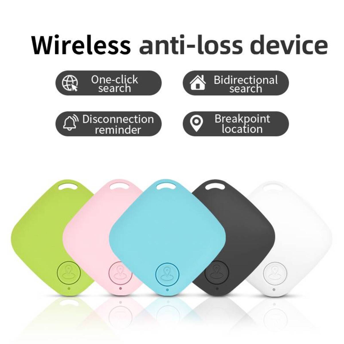 5-Pack Anti-lost Wireless GPS Tracker Locator Finder For Kid Key Pet Dog Bicycle