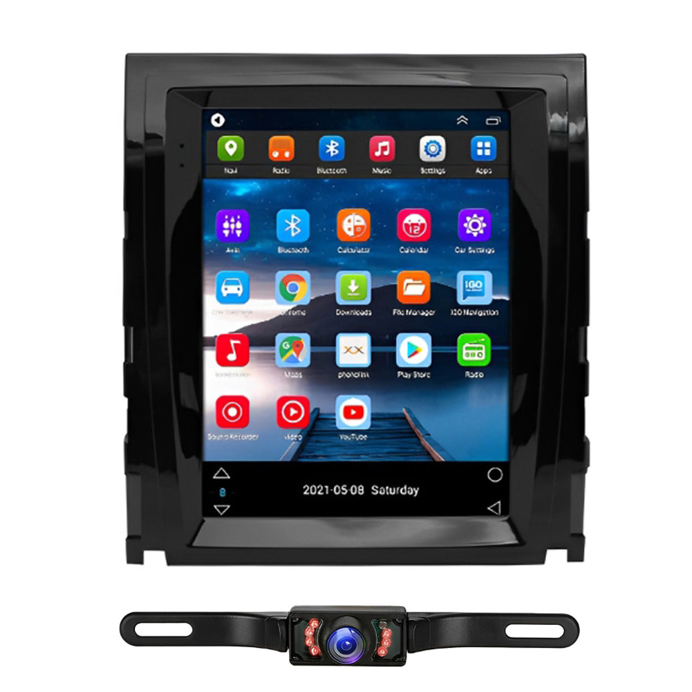 CarPlay & Android Auto Car Stereo for Cadillac Escalade/SLS (2007–2012) – 9.7" Touchscreen, Android 13, 2+32GB, Long License Plate Backup Camera