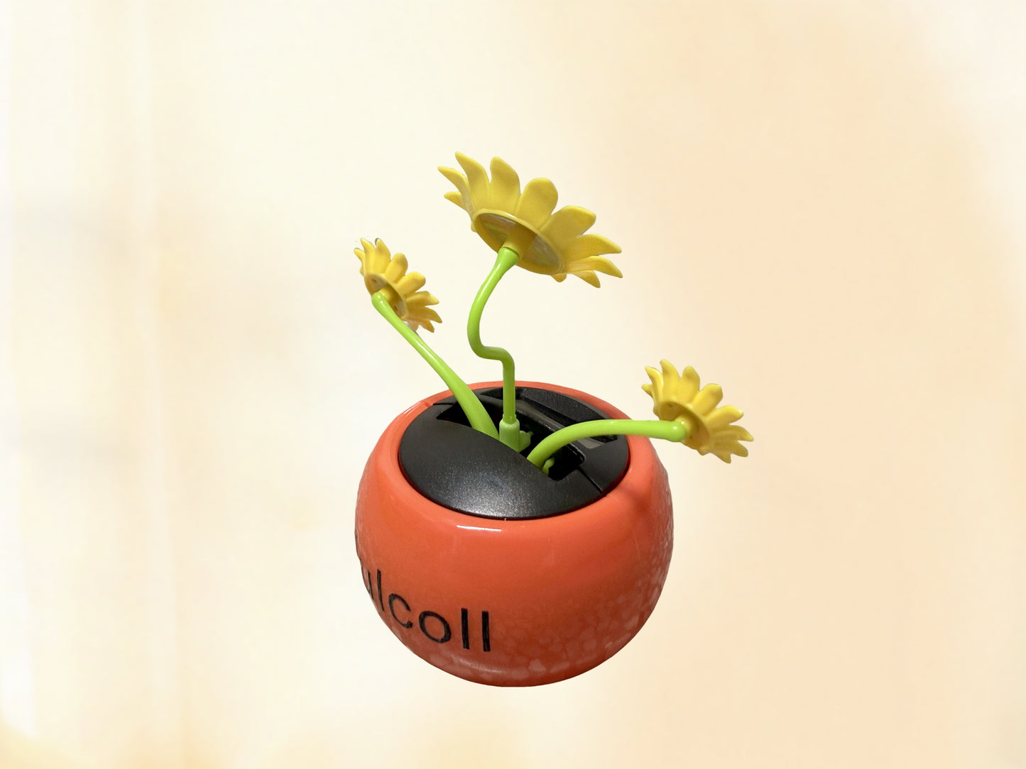 Mulcoll Solar Dancing Flower Toy – Automotive Interior Trim Auto Shaking Flower Dashboard Ornament for Car, Office Desk & Home Decor