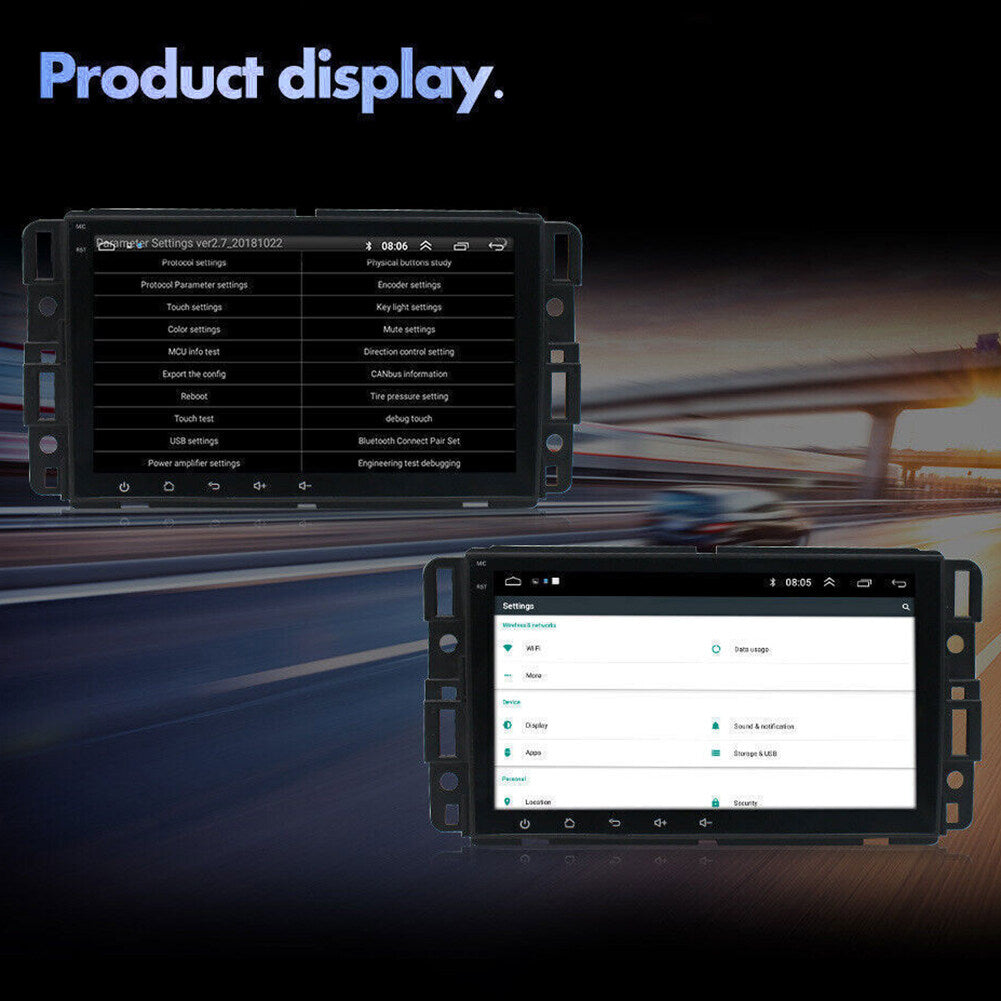 8inch Car Stereo Radio GPS Navi Compatible for Chevrolet GMC Android 13