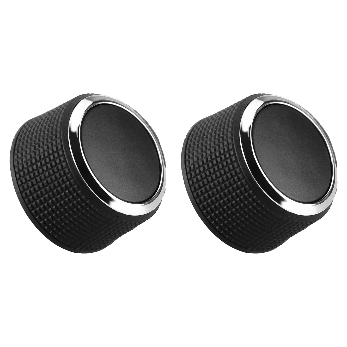 2PCS Rear Audio Control Knobs Compatible with Escalade, Enclave, Tahoe, Chevrolet, GMC - Part# 22912547