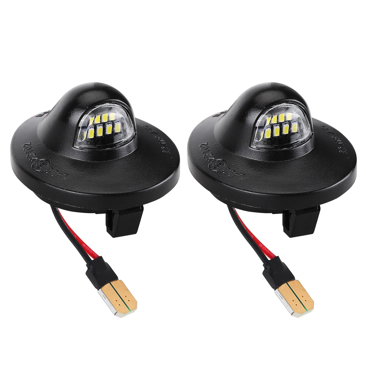 2pcs LED License Plate Light Car Modification Parts Tag Light Compatible for Ford F150/F250/F350