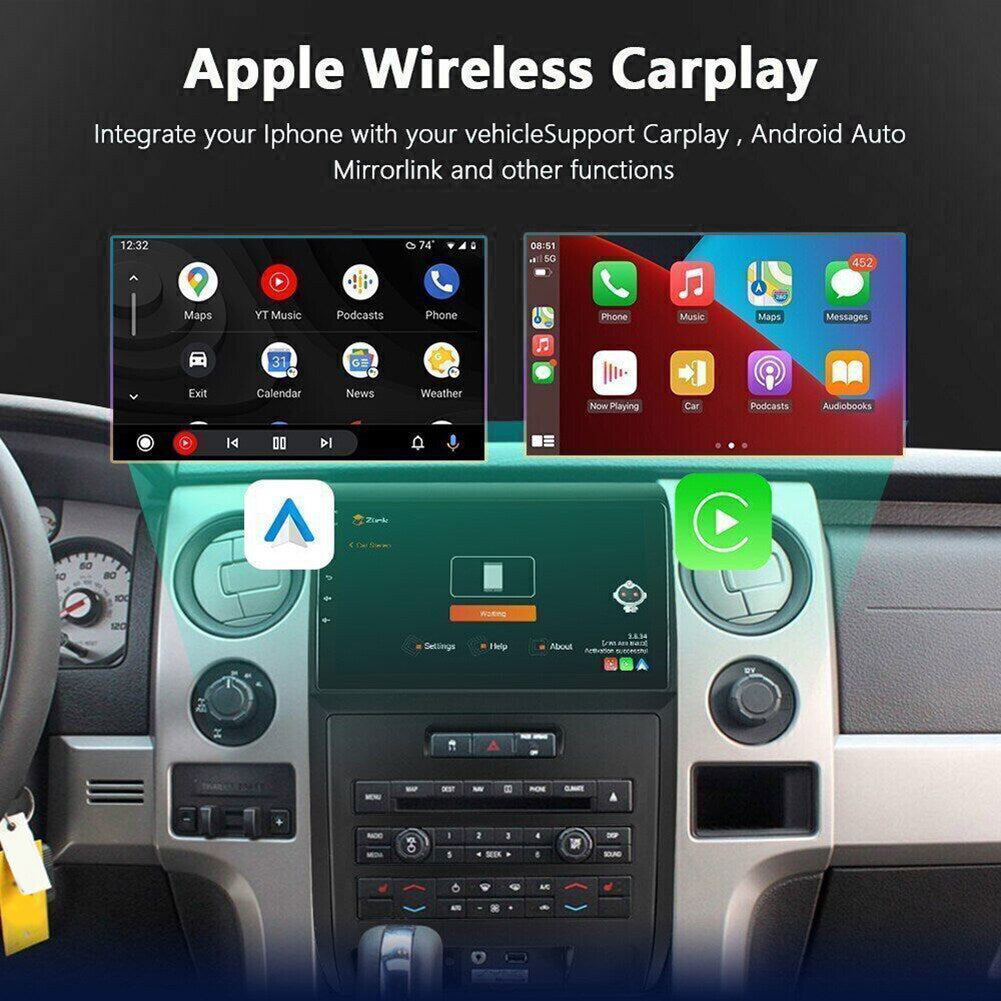 CarPlay & Android Auto Car Stereo for Ford F-150 (2009–2014) – 9" Touchscreen, Android 13, 2+32GB, AHD Backup Camera Compatible