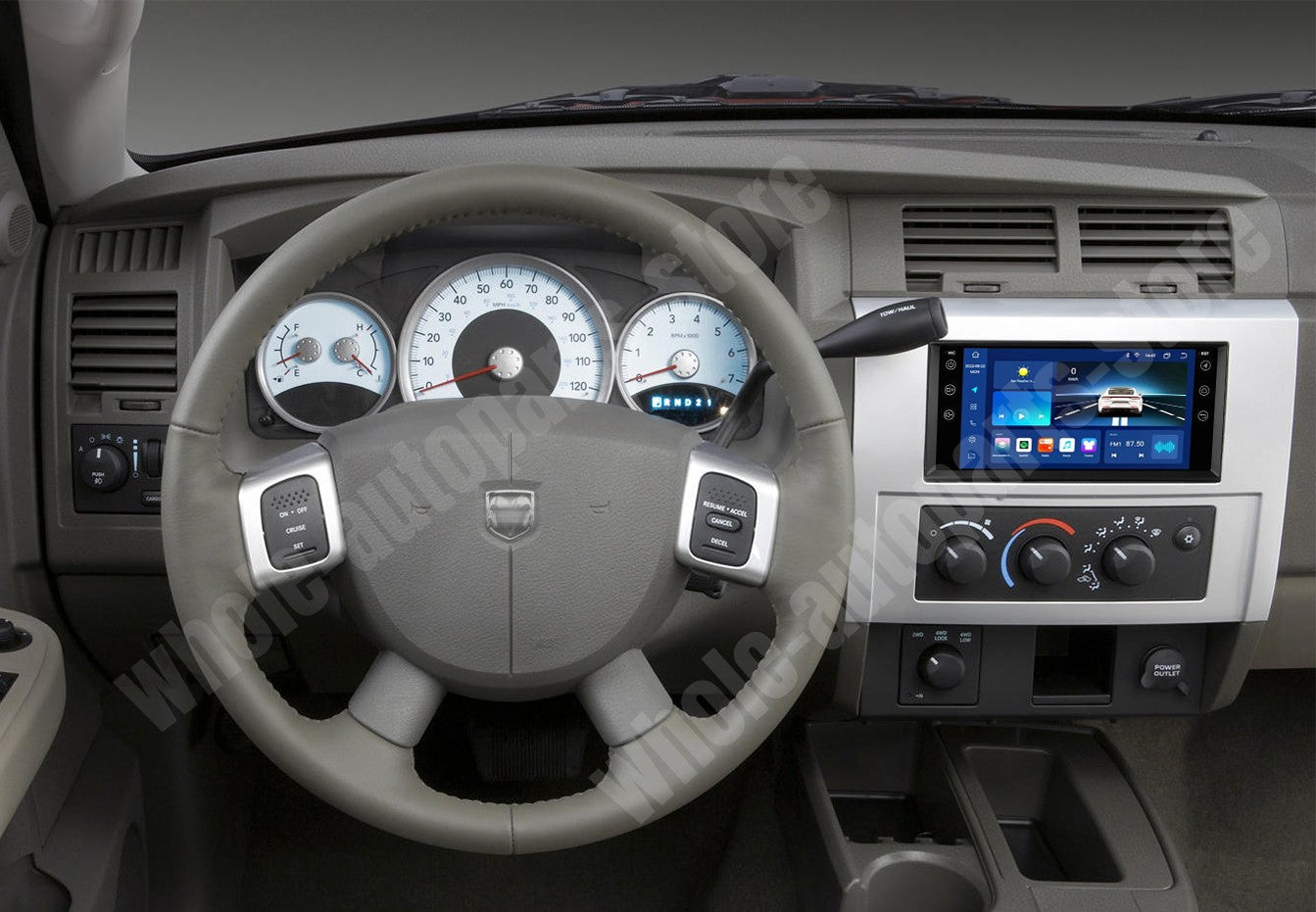 Android 13 Car Stereo for Jeep Wrangler 2007–2017 – 7" Touchscreen with Wireless CarPlay, Android Auto, GPS, Bluetooth, 2+32GB, AHD Backup Camera Also compatible with select Chrysler & Dodge models