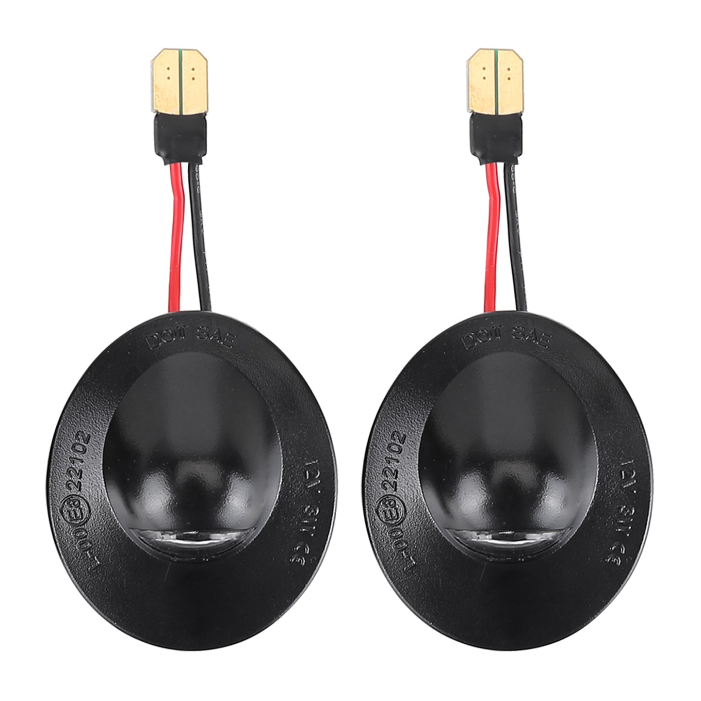 2pcs LED License Plate Light Car Modification Parts Tag Light Compatible for Ford F150/F250/F350