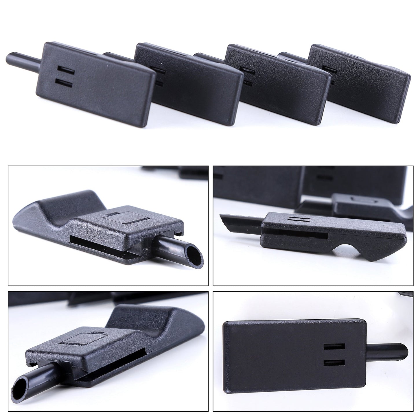 4pcs Car Door Lock Knobs Tab Auto Front/Rear Window Locker – Compatible with Chevy/GMC Silverado/Sierra 2007-2013 | 15844616