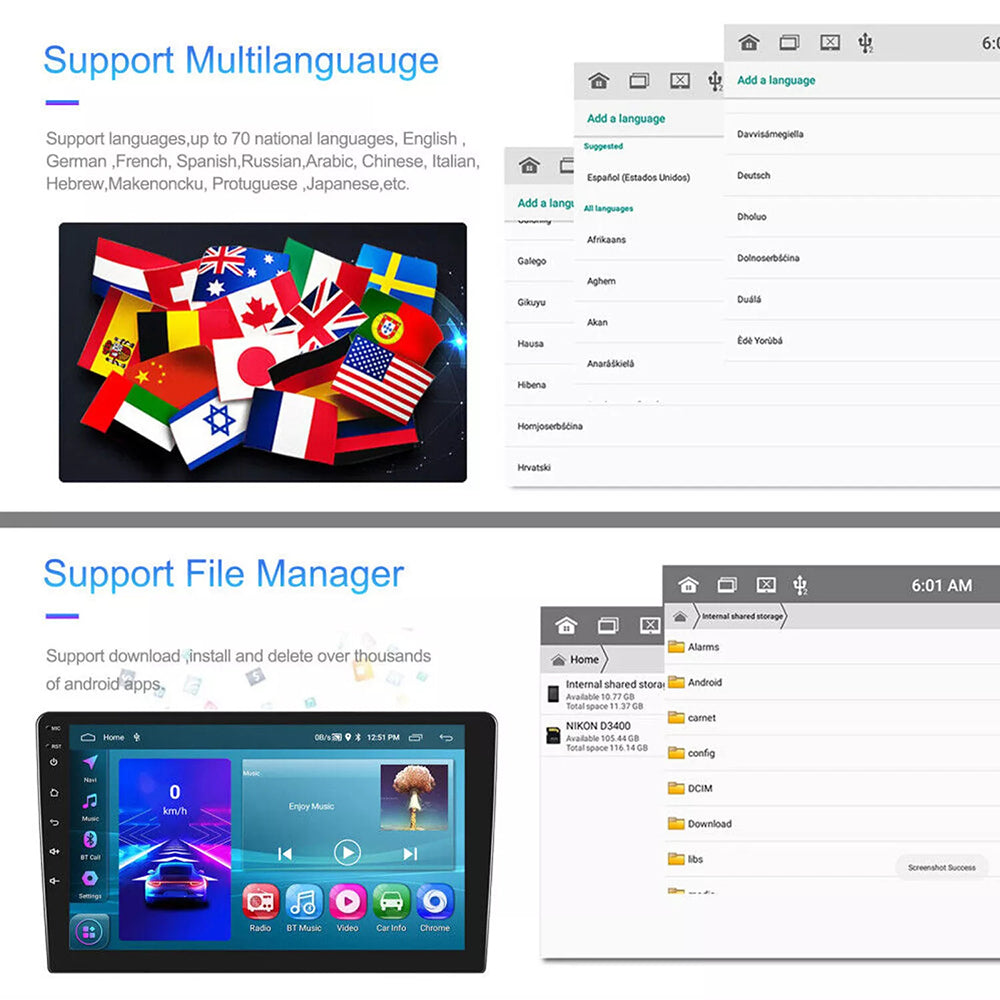 9Inch Car Stereo Radio Car-play GPS Navi Compatible for Civic 2013-2017 Android 13