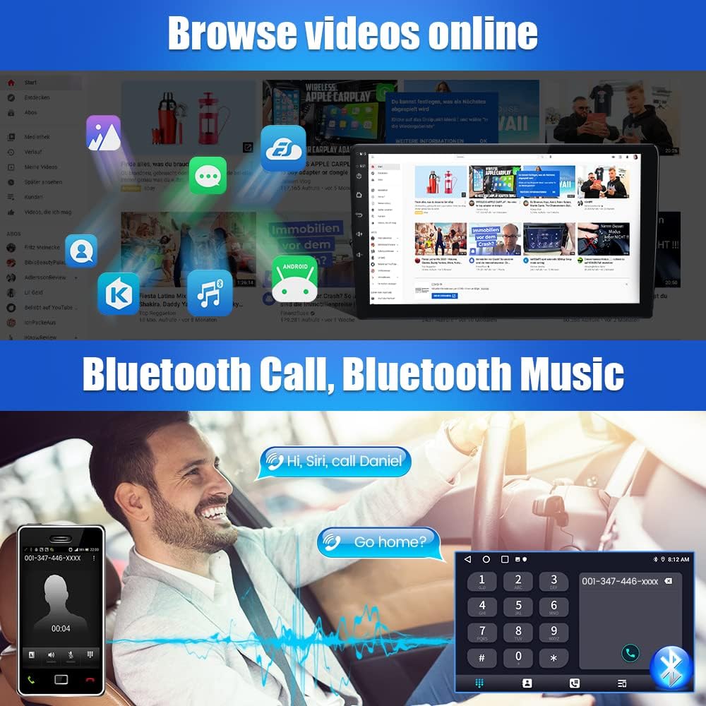 8 Core 4G+64G Android 13.0 Apple Carplay Car Radio For Ford F150 F-150 2009-2014