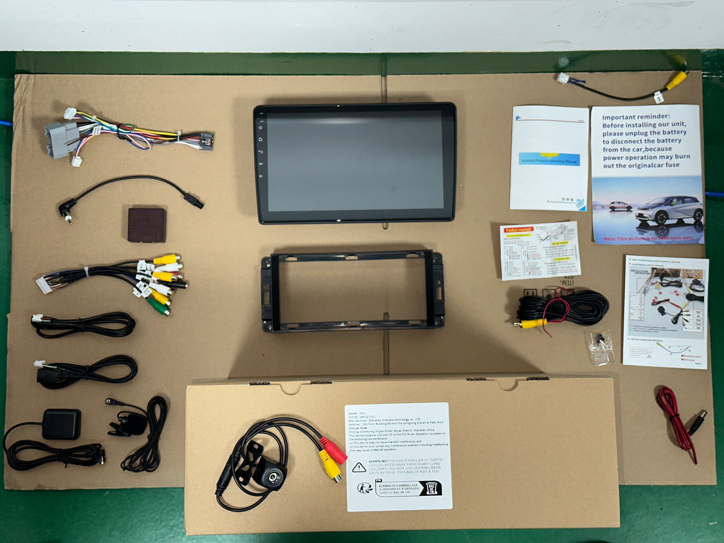 Android 13 Car Stereo for 1999–2007 Jeep Grand Cherokee, Wrangler, Dodge, Chrysler – 7" Touchscreen, Wireless CarPlay, GPS, WiFi, Bluetooth, 2+32GB