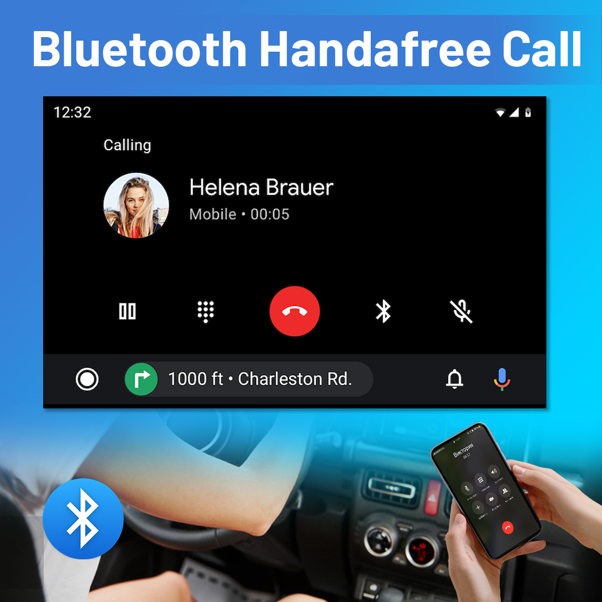 Android 13 Car Stereo for Toyota Corolla (2006–2013) – 9" Touchscreen with Wireless CarPlay, Android Auto, GPS, Bluetooth, 2+32GB