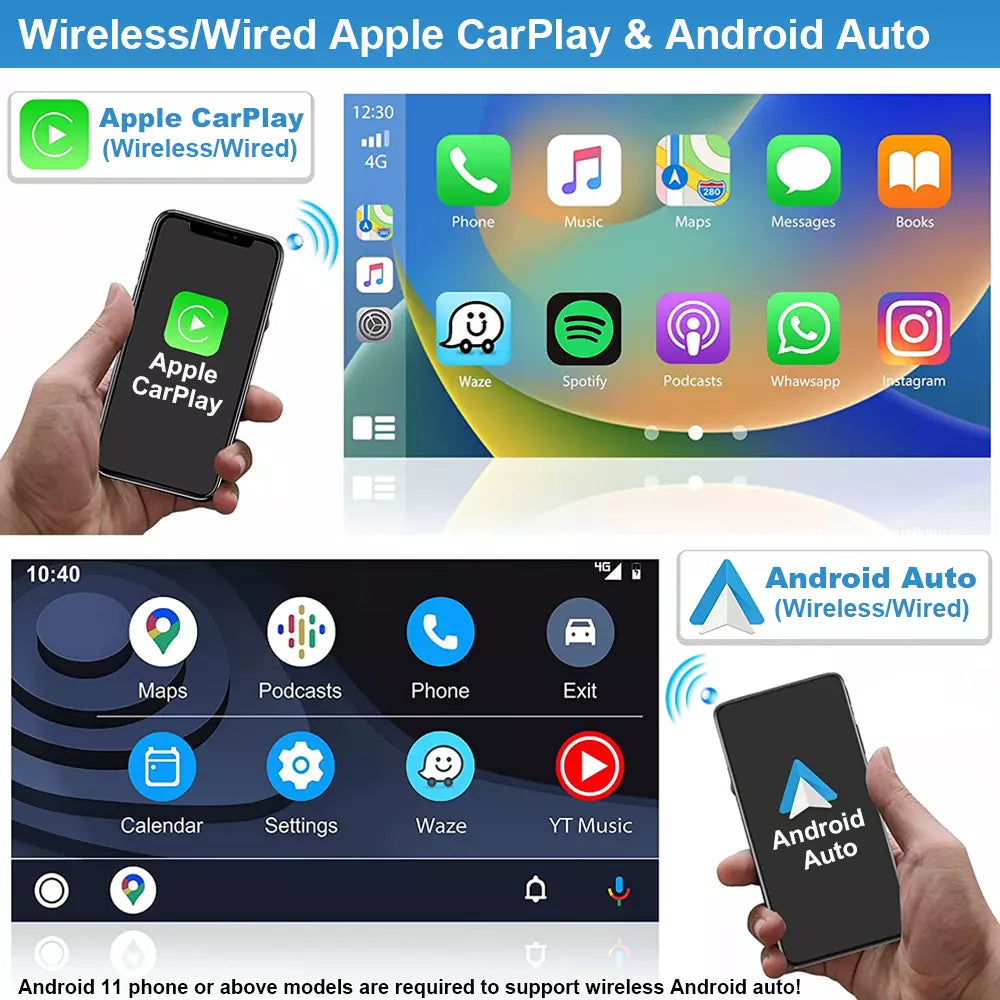 For GMC Chevrolet Chevy Yukon Sierra Acadia 7" Android 13 Car Radio GPS Carplay