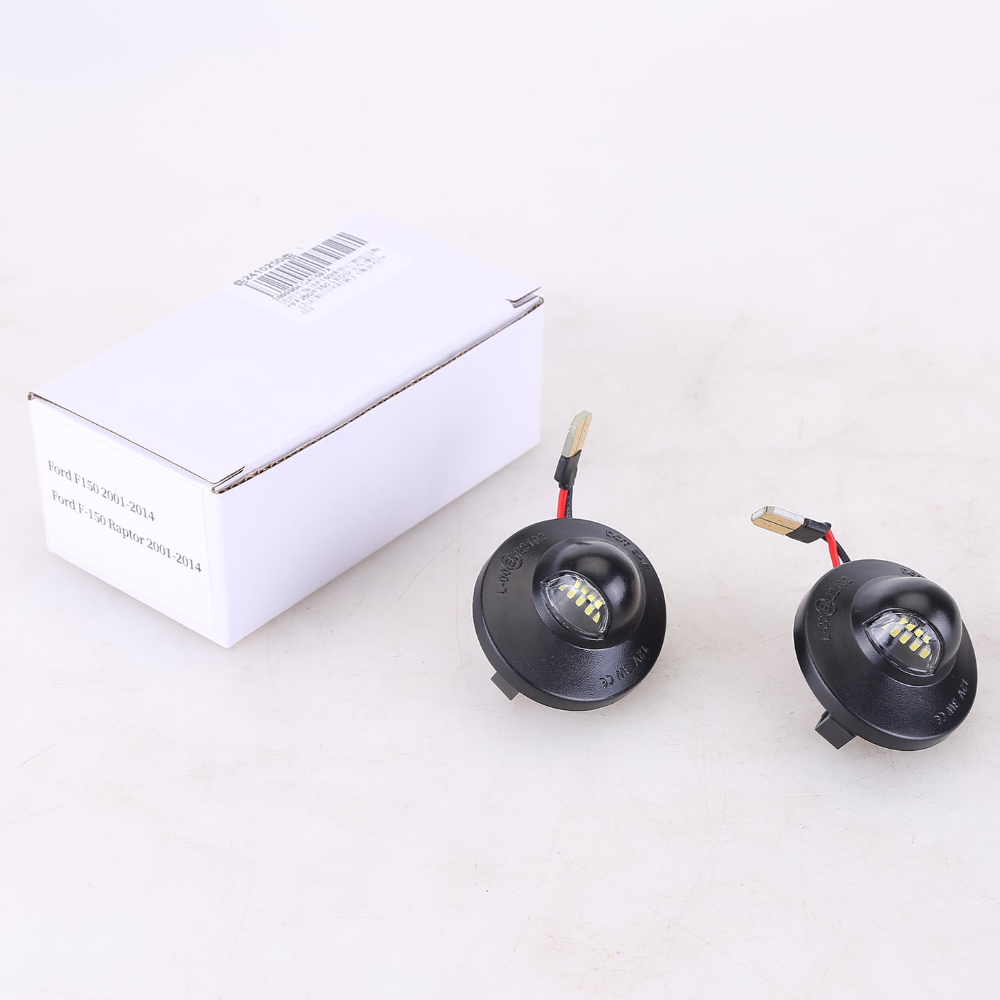 2pcs LED License Plate Light Car Modification Parts Tag Light Compatible for Ford F150/F250/F350
