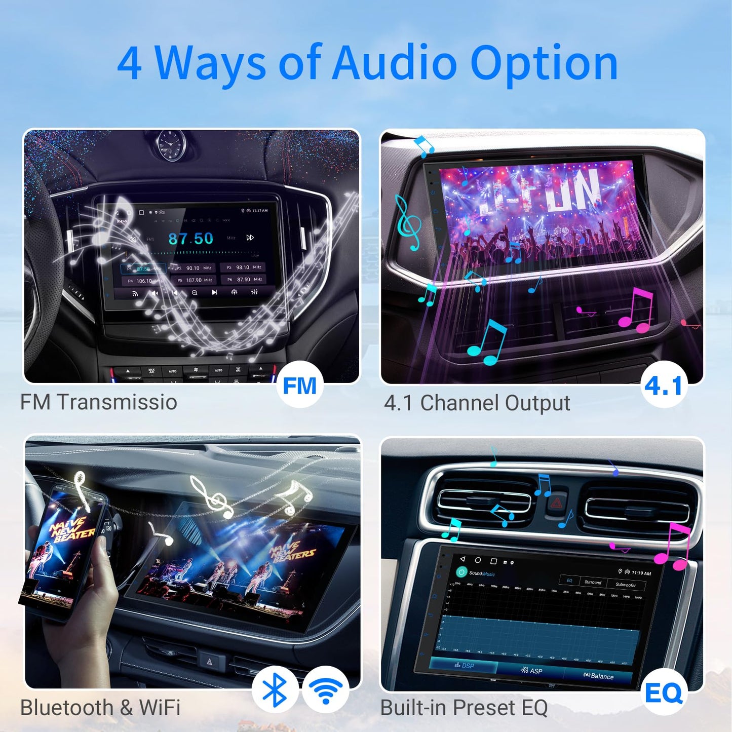 Car Stereo Radio Wifi Car-play Compatible for Qashqai 2007-2011 Android 13