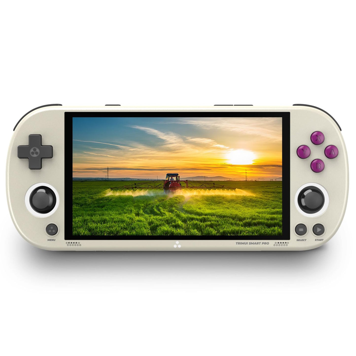 𝗧𝗿𝗶𝗺𝘂𝗶 Smart Pro Retro Game Console 4.96-Inches 720x1280 IPS Screen Built-in 256G TF Card Video Gaming Consoles 5000mAh Lithium Battery Supports Multiple Simulators Casual Game Console