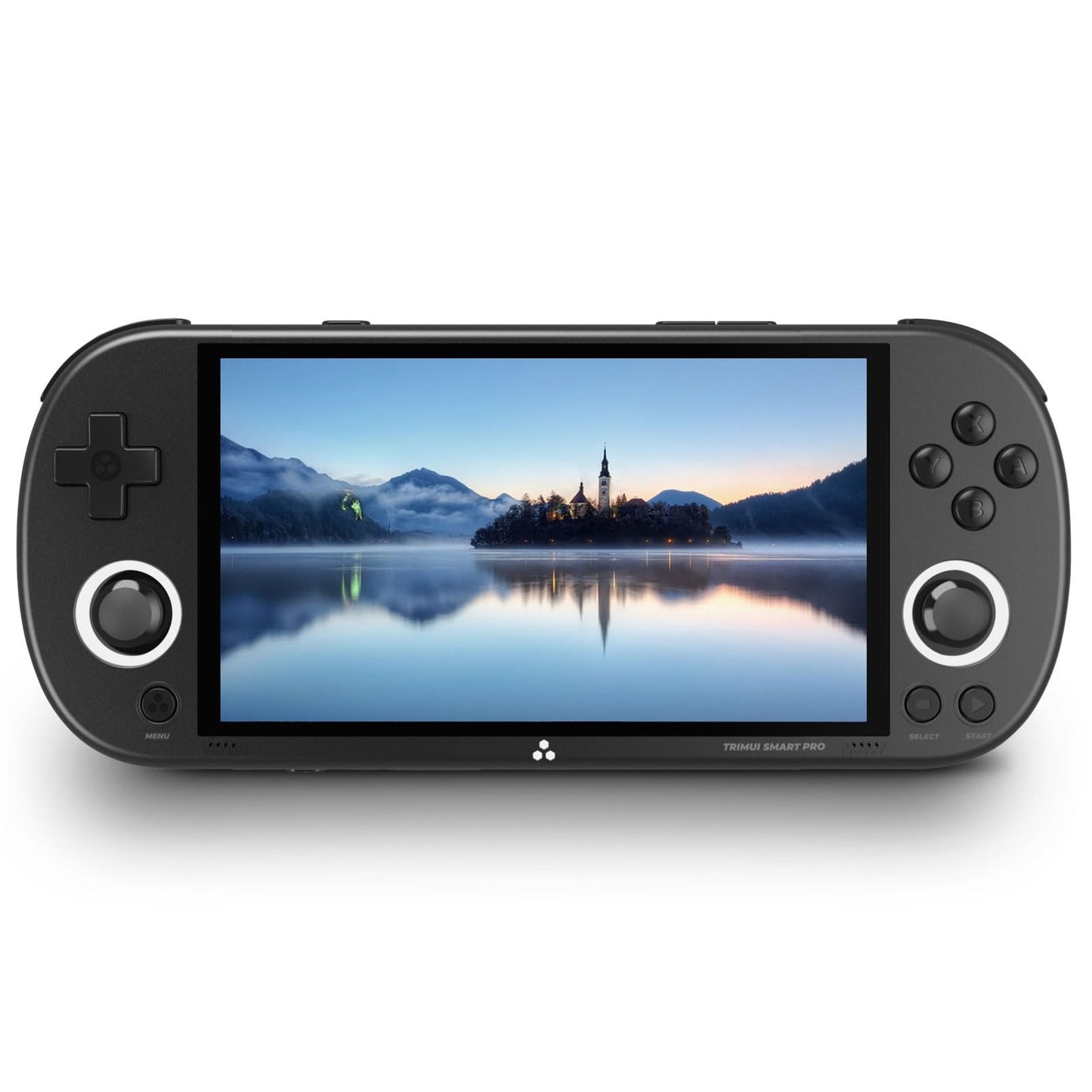 𝗧𝗿𝗶𝗺𝘂𝗶 Smart Pro Retro Game Console 4.96-Inches 720x1280 IPS Screen Built-in 256G TF Card Video Gaming Consoles 5000mAh Lithium Battery Supports Multiple Simulators Casual Game Console