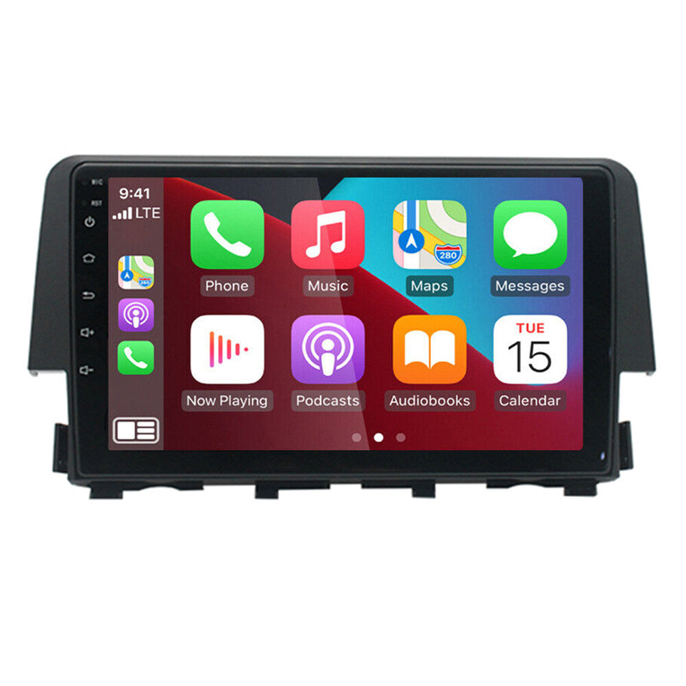 Android 13 Car Stereo for Honda Civic 2016-2020 – 9 Inch Touch Screen with CarPlay, Android Auto, 2+32G, 4-LED Backup Camera