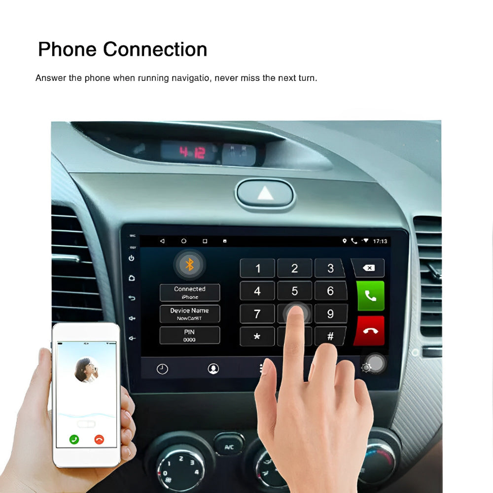 9Inch Car Stereo Radio Car-play GPS Navi Compatible for Kia K3 Cerato Forte 2013-2017 Android 13