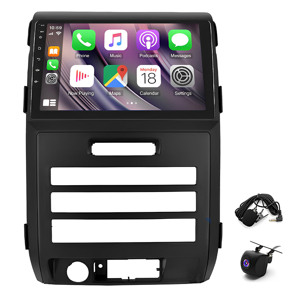 9" Android 13 Car Stereo with CarPlay & GPS for 2009-2014 Ford F-150 – 2+32GB, Touchscreen, Wireless Android Auto, Enhanced Audio & Navigation