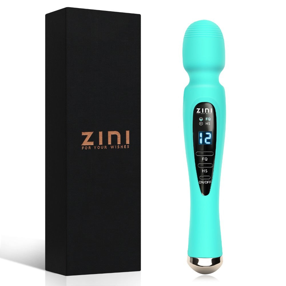 Rechargeable Personal Massager for Women – 12 Vibration Modes, Quiet & Portable with Digital Display, Ideal for Neck, Shoulder & Back Relief at Home or Outdoors