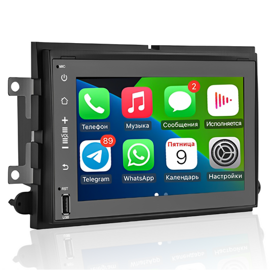 Android 13 Car Stereo for Ford F250 (2004–2014) – 7" Touchscreen, Built-in CarPlay & Android Auto, 2GB+32GB, Bluetooth, AHD Backup Camera Support