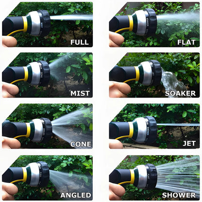 50ft Expandable GetOutero Set – Kink-Free, Flexible Hose with 8-Function Spray Nozzle for Watering & Car Wash