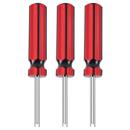 3 Pcs Tire Valve Core Remover Tools, Screwdriver Valve Stem Core Installer & Remover for Car, Truck, and Motorcycle