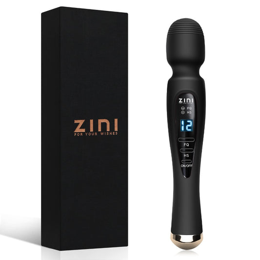 Rechargeable Personal Massager for Women – 12 Vibration Modes, Quiet & Portable with Digital Display, Ideal for Neck, Shoulder & Back Relief at Home or Outdoors
