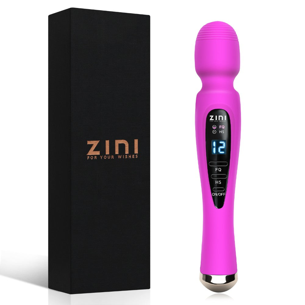 Rechargeable Personal Massager for Women – 12 Vibration Modes, Quiet & Portable with Digital Display, Ideal for Neck, Shoulder & Back Relief at Home or Outdoors