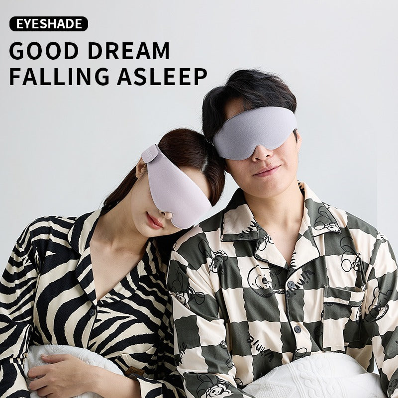 3D Contoured Sleep Mask – Light-Blocking, Breathable Eye Mask for Travel, Outdoor Camping, Home & Office