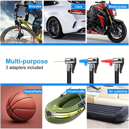 Portable USB Air Pump – Wireless, Rechargeable, Multi-Function Inflator & Deflator for Outdoor & Home Use