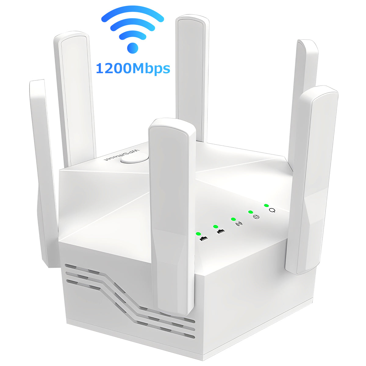 WLAN-Repeater 2025, drahtloser Netzwerkverstärker, Reichweite 121 m², 1200 Mbit/s, Dualband (2,4 GHz & 5 GHz), Ethernet-Anschluss, einfache Einrichtung, deutsche Steckdose, ideal für Gaming-Fans