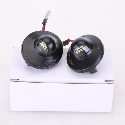 2pcs LED License Plate Light Car Modification Parts Tag Light Compatible for Ford F150/F250/F350