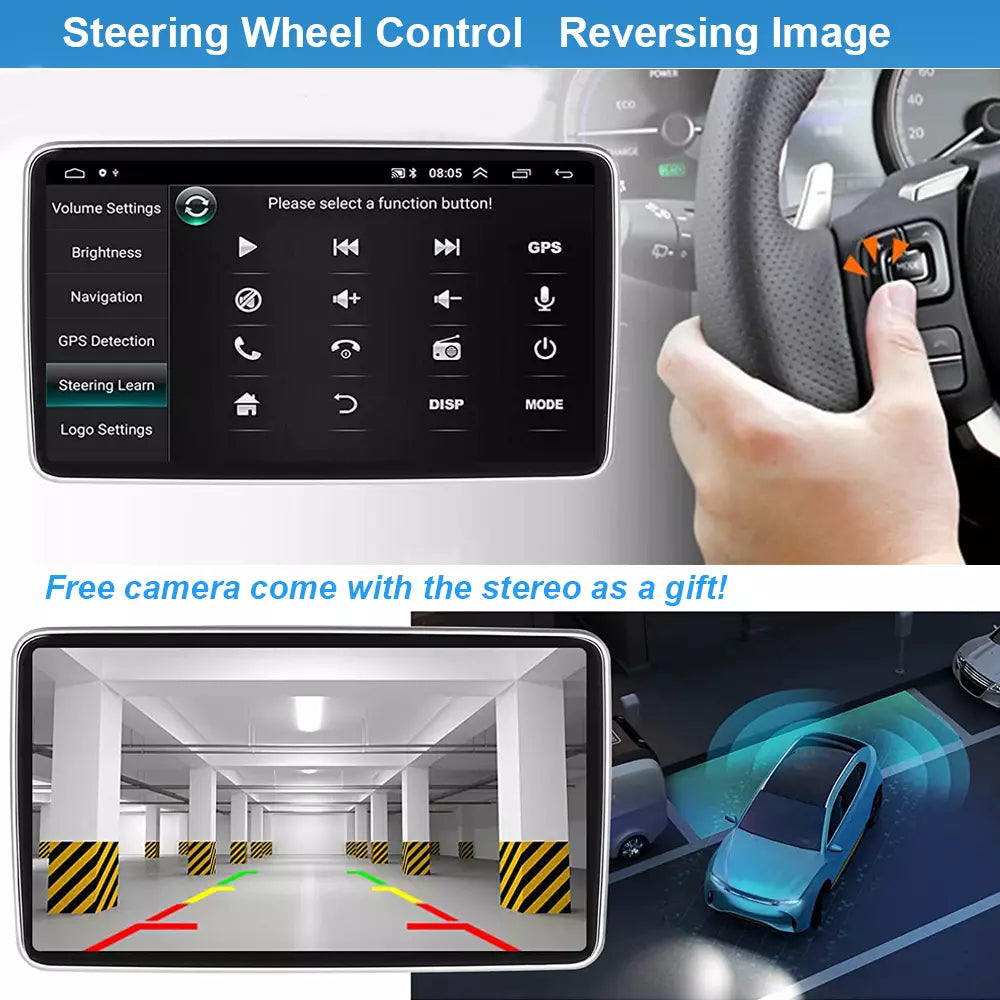 For GMC Chevrolet Chevy Yukon Sierra Acadia 7" Android 13 Car Radio GPS Carplay