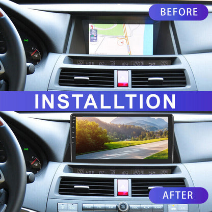 Android 13 Car Stereo for Honda Accord (2008–2013) – 10" Touchscreen, Built-in CarPlay & Android Auto, 2+32GB, Short License Plate Backup Camera