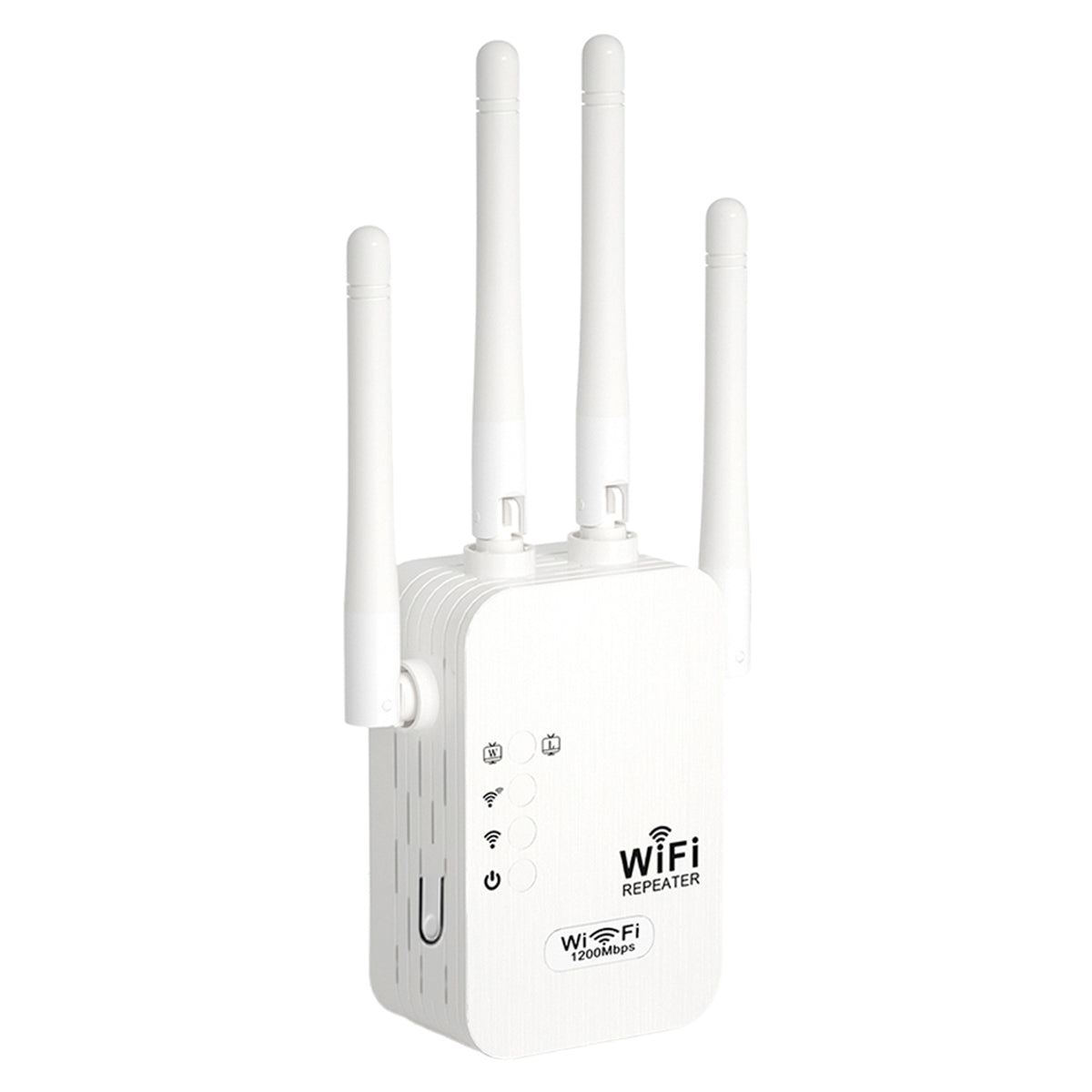 WiFi Extender, WiFi Booster 6X Stronger 1200Mbps WiFi 2.4 & 5Ghz Dual Band (9000 Sq.ft), WiFi Signal Strong Permeability 35 Devices 4 Modes 1-Tap Setting, 4 Antenna 360° Full Coverage, Support Ethernet Port US Plug