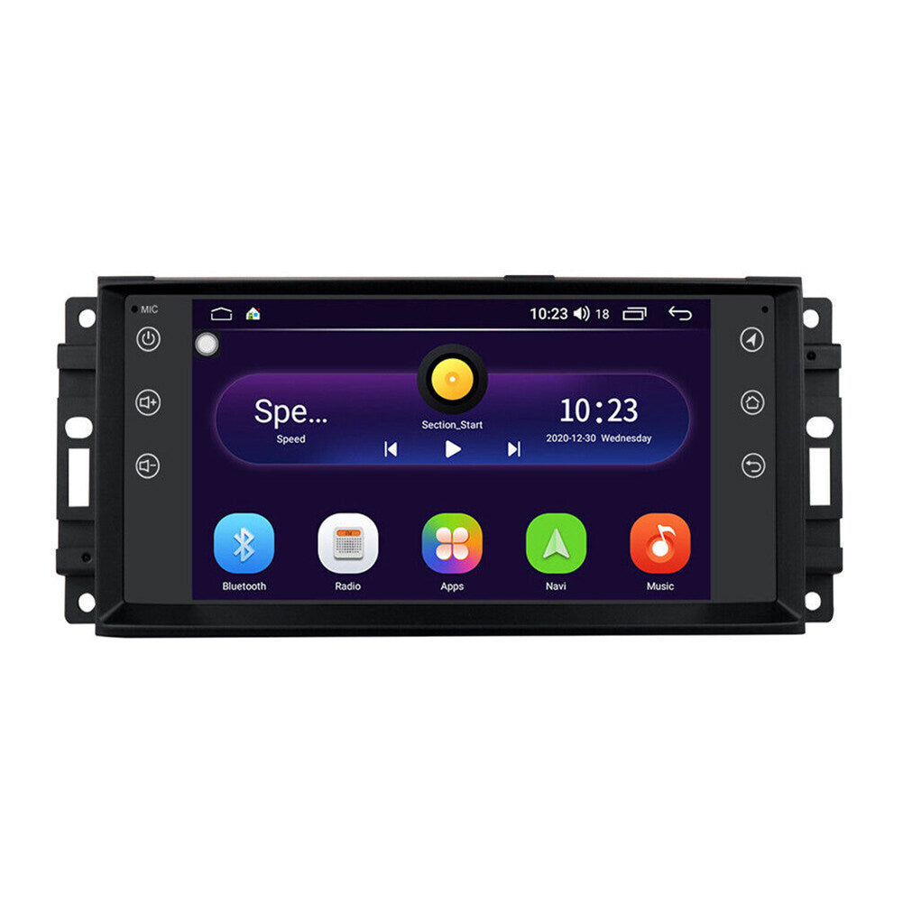 Android 13 Car Stereo for Jeep Wrangler 2007–2017 – 7" Touchscreen with Wireless CarPlay, Android Auto, GPS, Bluetooth, 2+32GB, AHD Backup Camera Also compatible with select Chrysler & Dodge models.