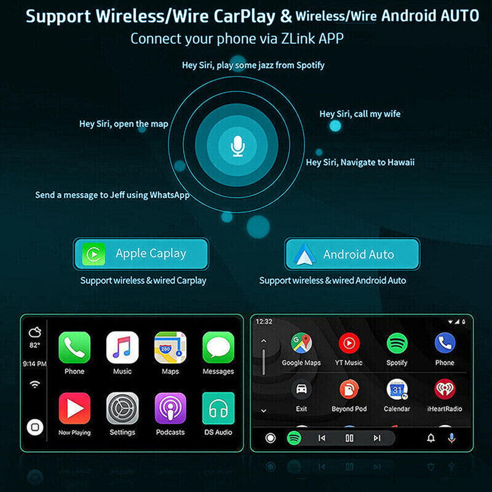 Android 13 Car Stereo for Honda Accord (2008–2013) – 10" Touchscreen, Built-in CarPlay & Android Auto, 2+32GB, Short License Plate Backup Camera