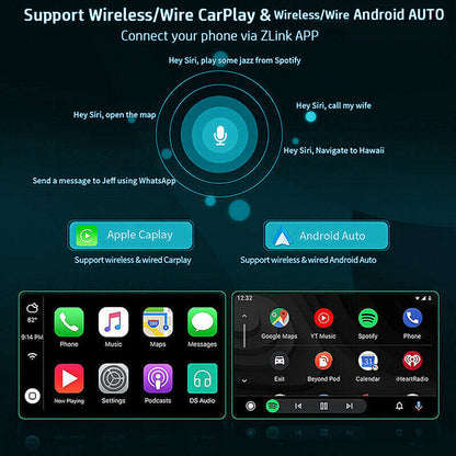 Android 13 Car Stereo for Honda Accord (2008–2013) – 10" Touchscreen, Built-in CarPlay & Android Auto, 2+32GB, Short License Plate Backup Camera
