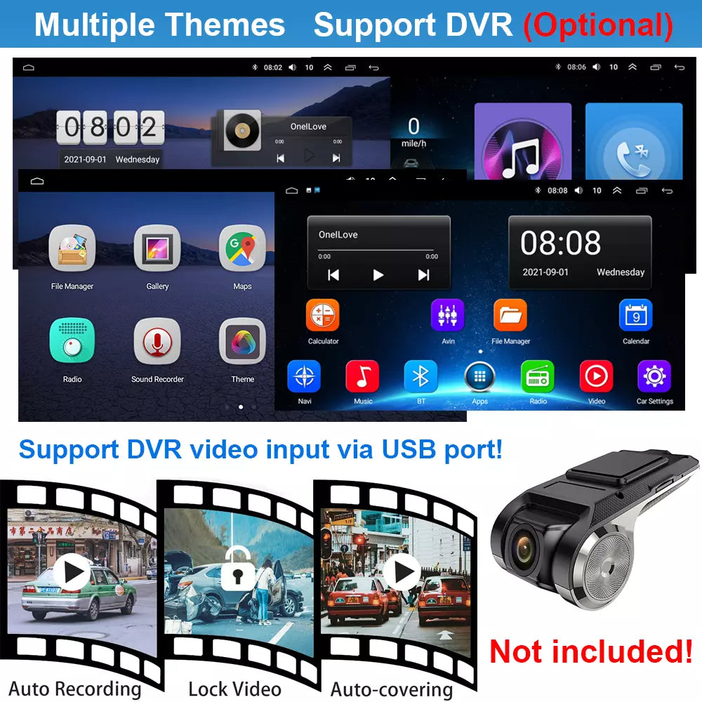 For GMC Chevrolet Chevy Yukon Sierra Acadia 7" Android 13 Car Radio GPS Carplay
