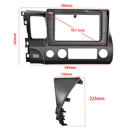 Android 13 Car Stereo for Honda Civic (2006–2011) – 10" Touchscreen, CarPlay & Android Auto, 2+32GB, 12-LED Backup Camera, Left-Hand Drive Compatible