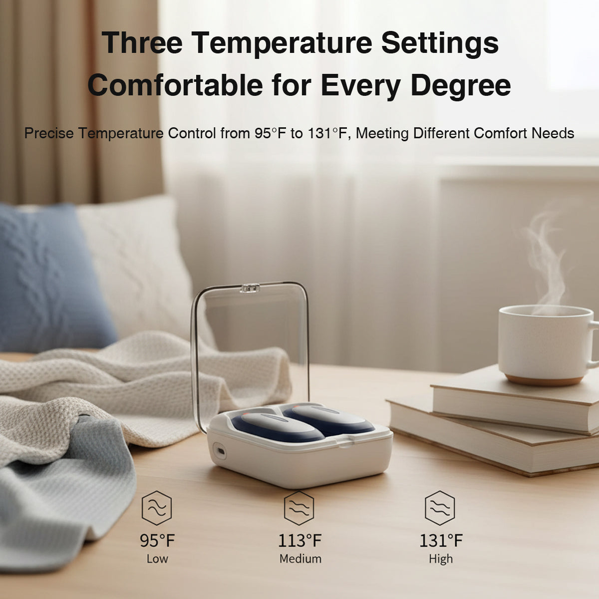 Intelligente KI-Handwärmer im 2er-Pack mit Ladeetui – Taschenwärmer, 3 Heizstufen, schnelles Aufheizen, luxuriöses Geschenk für Winter, Reisen & Outdoor-Aktivitäten, tragbares Weihnachtsgeschenk