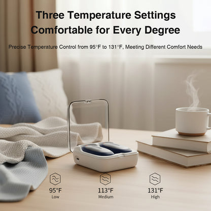 Intelligente KI-Handwärmer im 2er-Pack mit Ladeetui – Taschenwärmer, 3 Heizstufen, schnelles Aufheizen, luxuriöses Geschenk für Winter, Reisen & Outdoor-Aktivitäten, tragbares Weihnachtsgeschenk