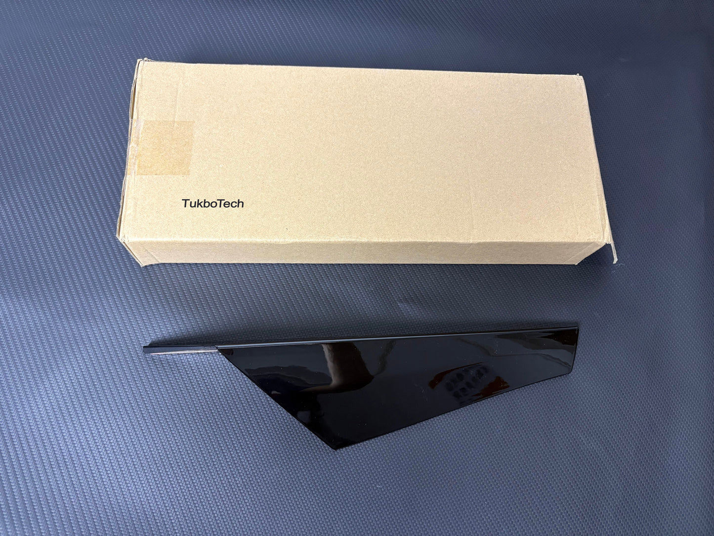 TukboTech 2PCS Car Empennages, Rear Window Side Wing Spoiler for VW Golf MK8 – Glossy Black ABS Exterior Trim