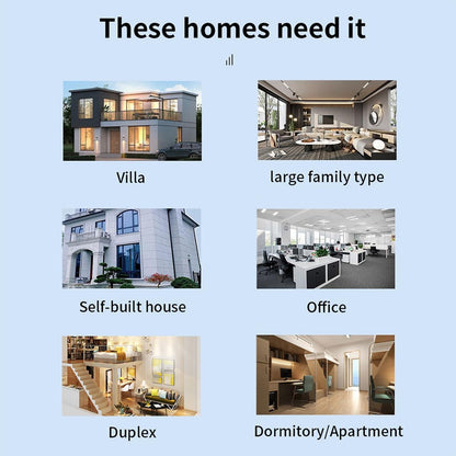 Wi-Fi 6 Extender/Repeater Dualband-WLAN-Verstärker mit 6 Antennen, 1200 Mbit/s, WLAN-Signalverstärker für Heimbüro, kompatibel mit Wi-Fi 6, Plug-and-Play-Einrichtung