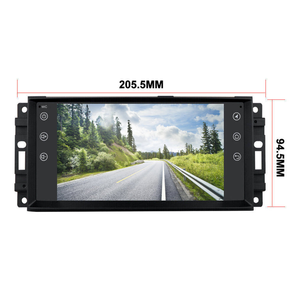 Android 13 Car Stereo for Jeep Wrangler 2007–2017 – 7" Touchscreen with Wireless CarPlay, Android Auto, GPS, Bluetooth, 2+32GB, AHD Backup Camera Also compatible with select Chrysler & Dodge models.