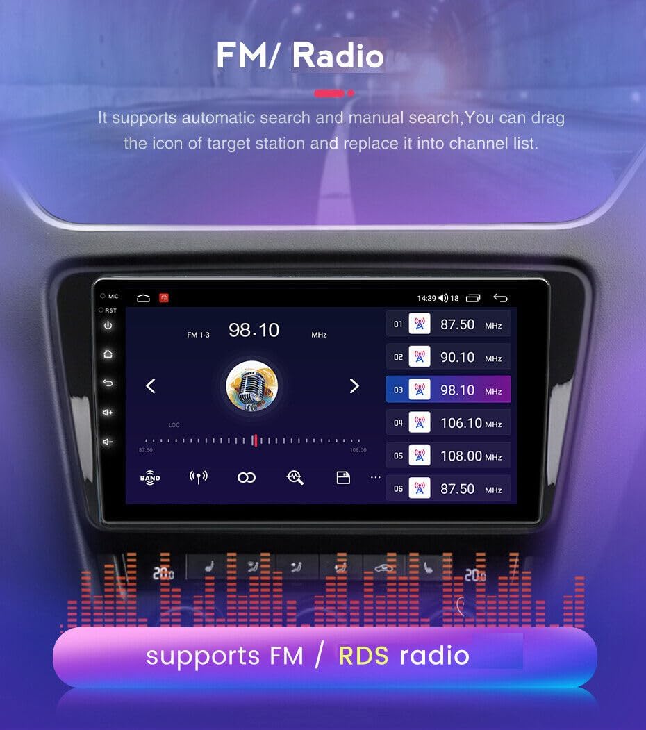 Android 13 Car Stereo for Ford F150/F250 (2004–2014) – 7" Touchscreen with Built-in CarPlay & Android Auto, 4+64GB, AHD Backup Camera & Mic