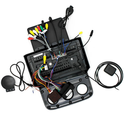 Android 13 Vertical 9.7" Car Stereo for Dodge RAM 2013–2019 – Wireless CarPlay & Android Auto, 2+32GB, AHD 12-LED Backup Camera, Manual AC Controls, Black Frame